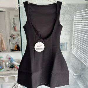 NWT BABYBOO ALANA MINI DRESS - BLACK SIZE 12